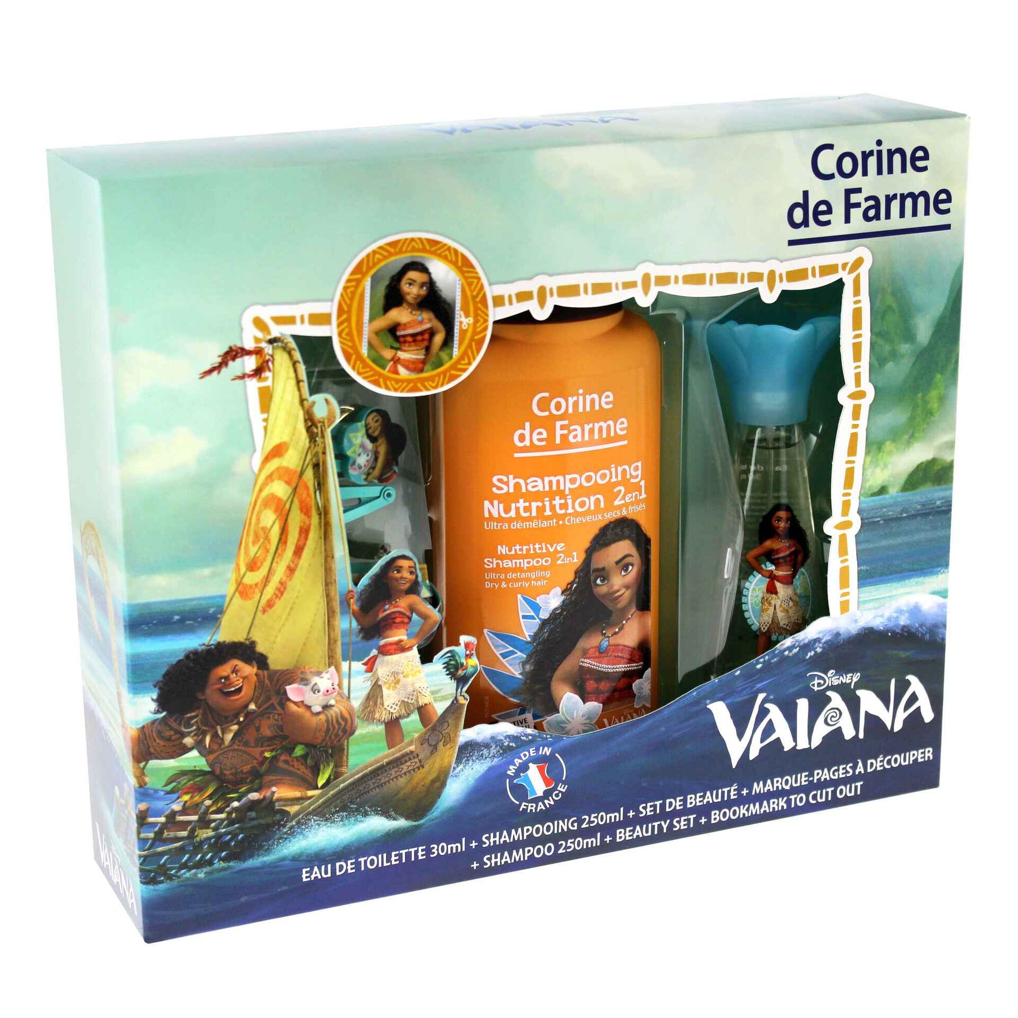 Conjunto Vaiana Eau de Toilette, Champô e Acessórios Conjunto Vaiana Eau de Toilette, Champô e Acessórios