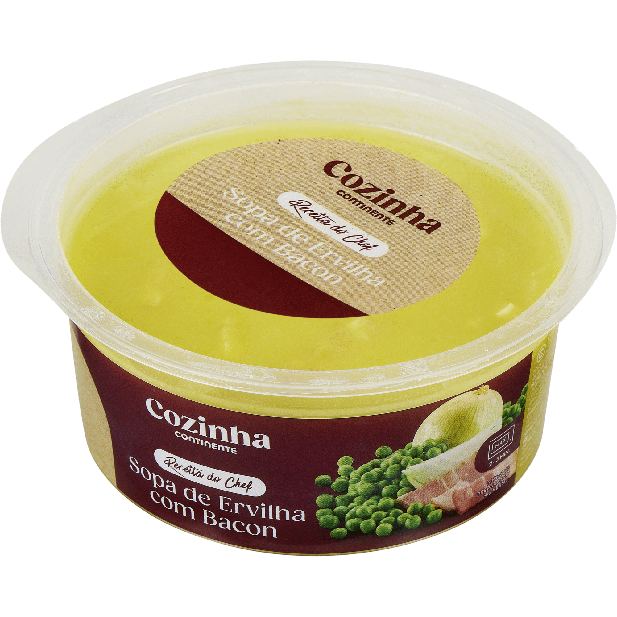 Sopa de Ervilha e Bacon Cozinha Continente