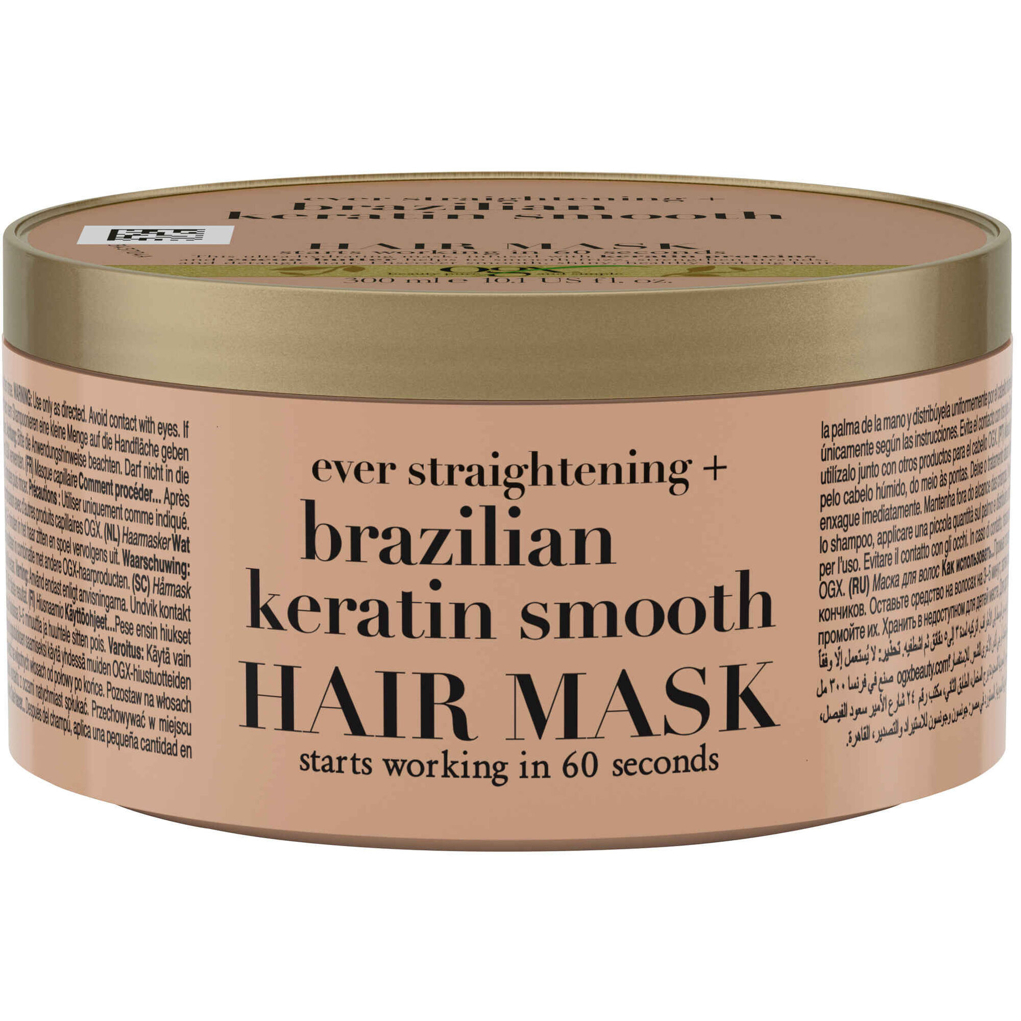 Máscara Cabelo Ever Straightening Queratina Brasileira