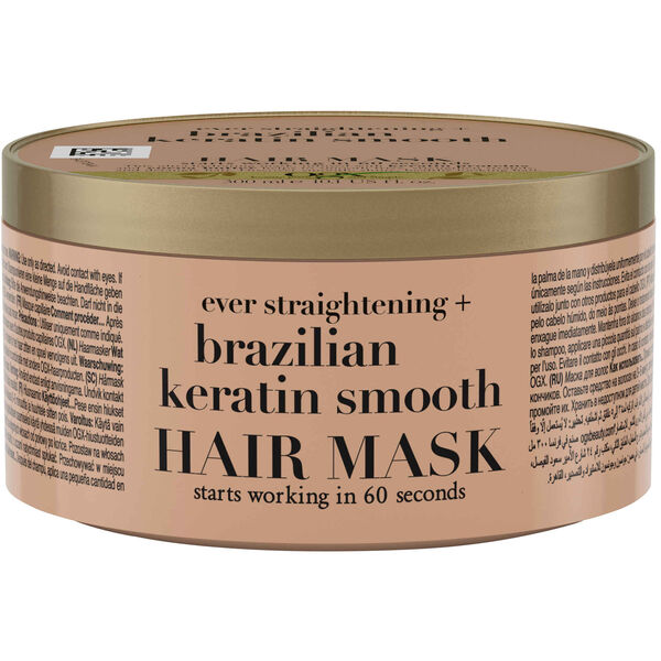 Máscara Cabelo Ever Straightening Queratina Brasileira OGX