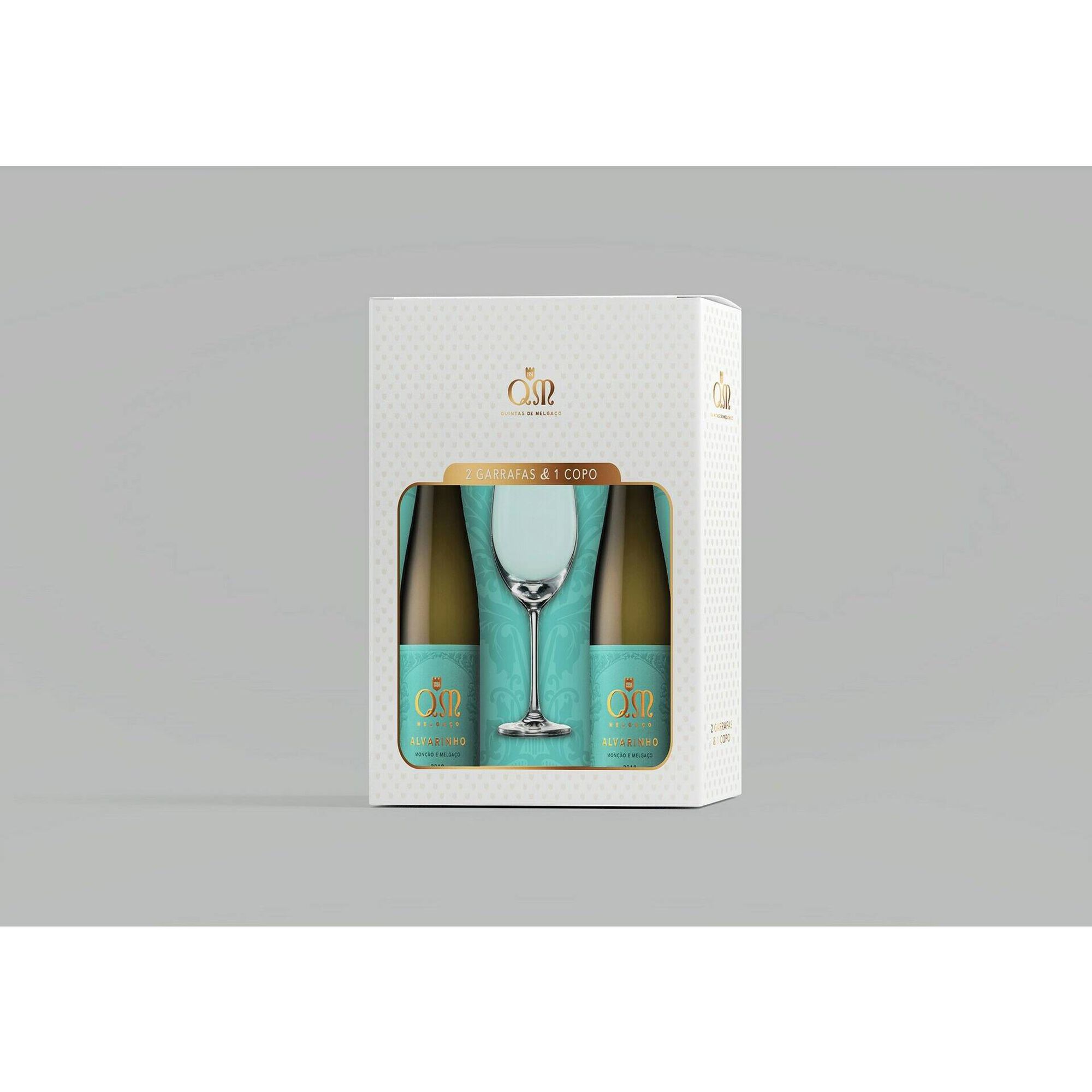 QM Alvarinho Vinho Verde Branco com Copo