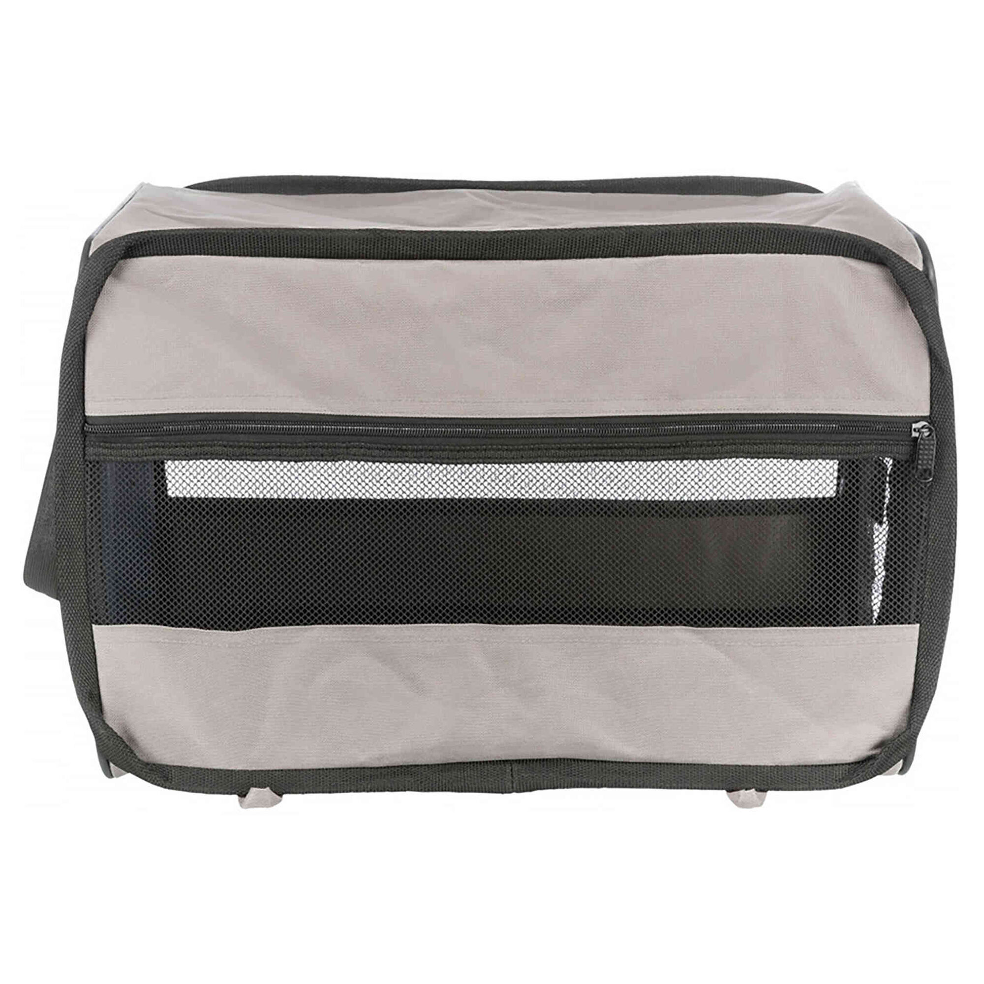 Transportadora Twister Azul e Cinza 50x52x76cm