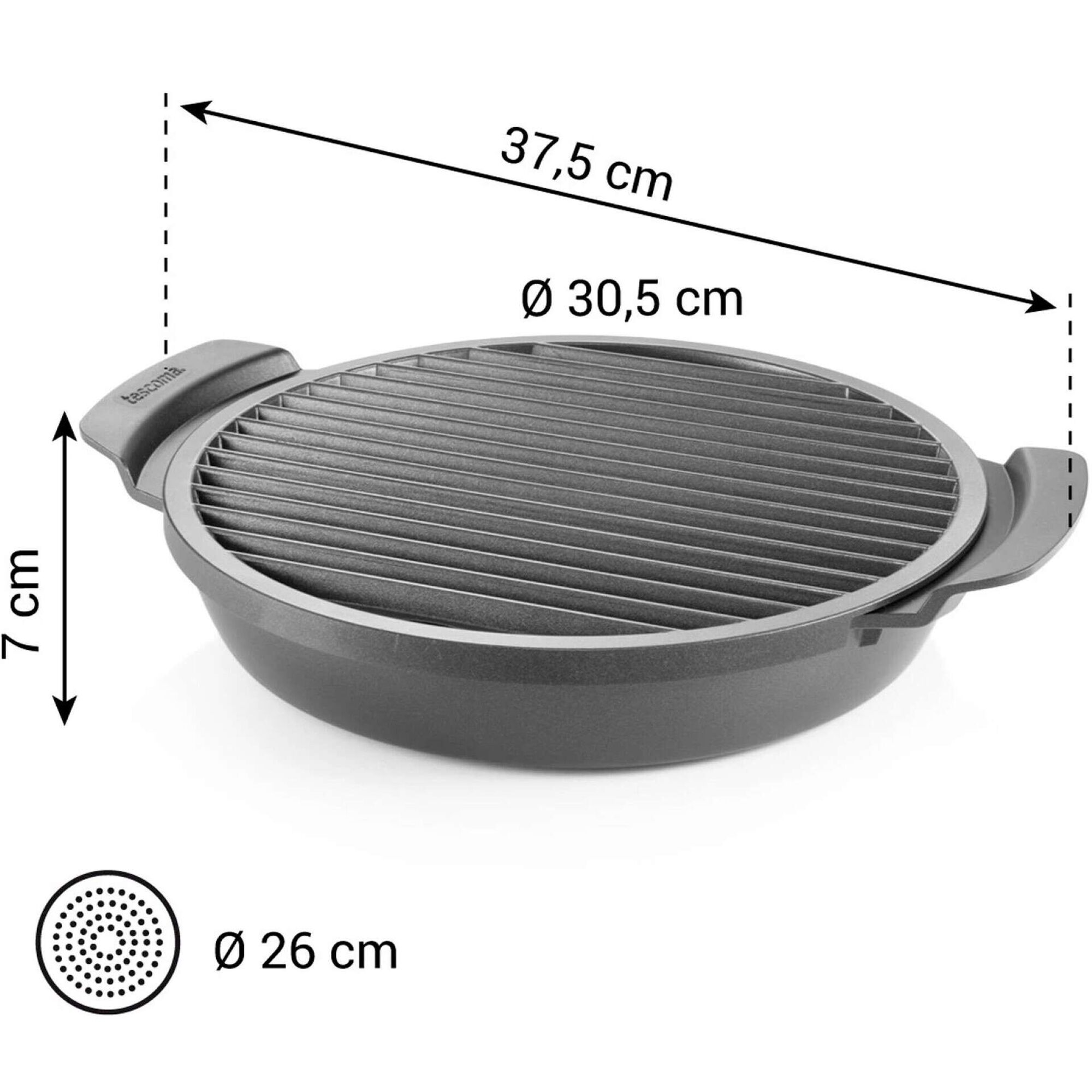 Grelhador sem Fumo Premium 30,5cm Tescoma