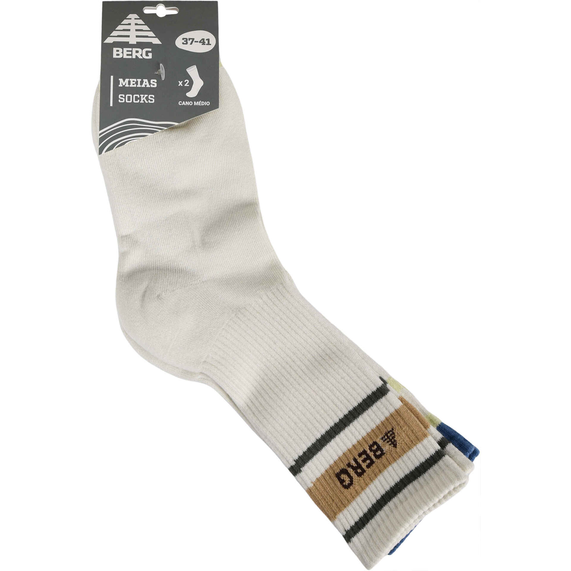 Conjunto 2 Meias Cano Médio 37/41