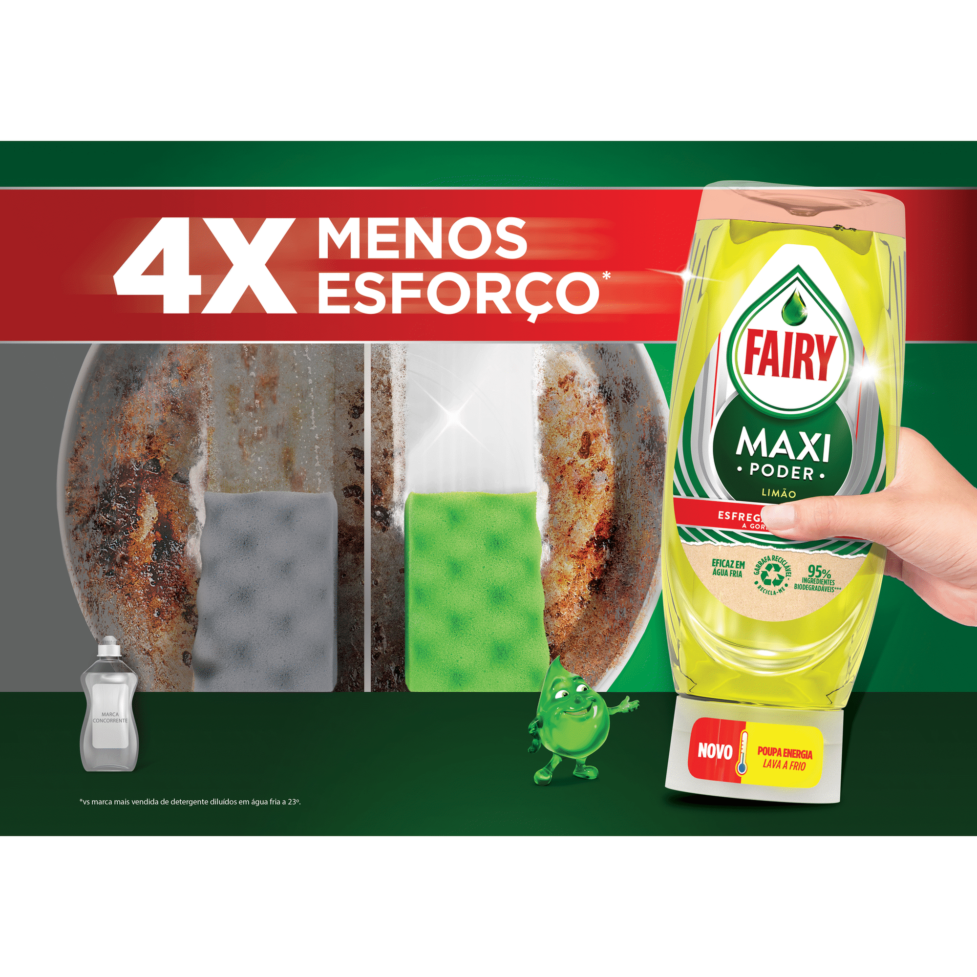 Detergente Manual Loiça Maxi Poder Limão Detergente Manual Loiça Maxi Poder Limão