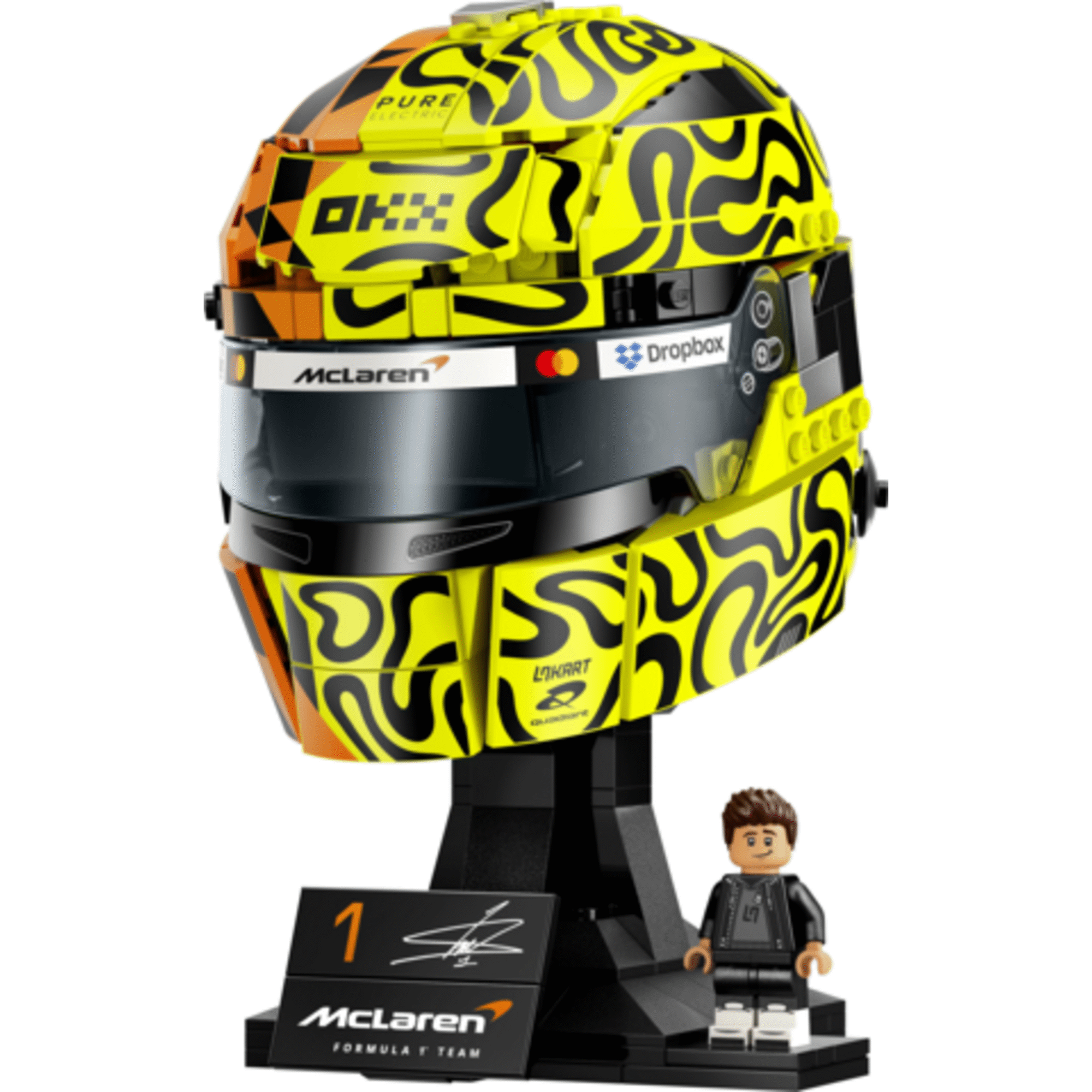 LEGO - Capacete McLaren Mastercard F&oacute;rmula 1 Team de Lando Norris - 43023
