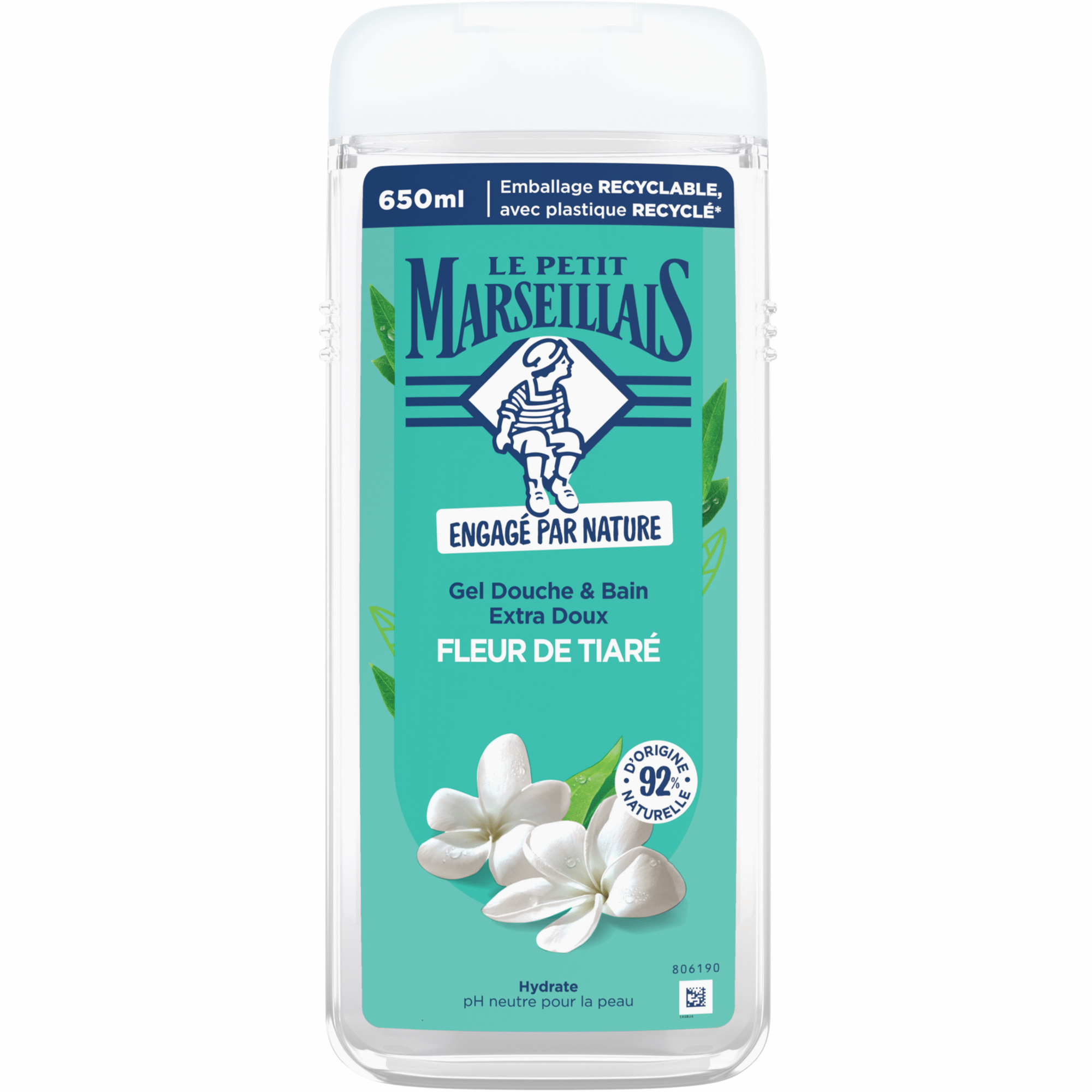 Gel de Banho Fleur de Tiar&eacute; Le Petit Marseillais