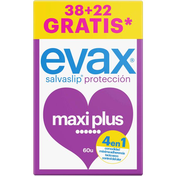 Pensos Diários Salvaslip Maxiplus Evax