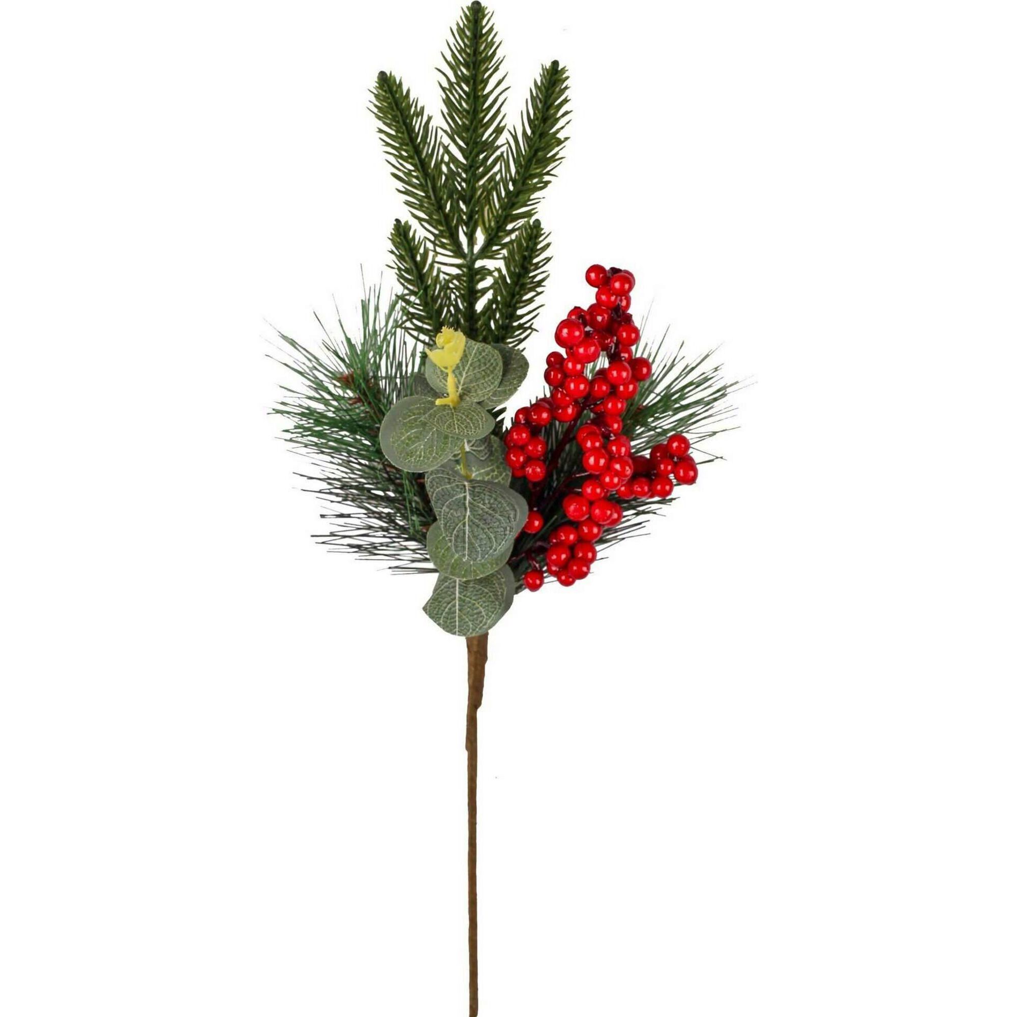 Haste Bagas e Folha de Eucalipto 40cm