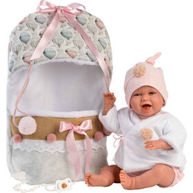Llorens - Beb&eacute; Mimi Sorridente com Saco Bal&atilde;o