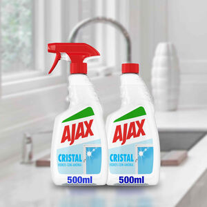 Limpa Vidros Spray Cristal + Recarga