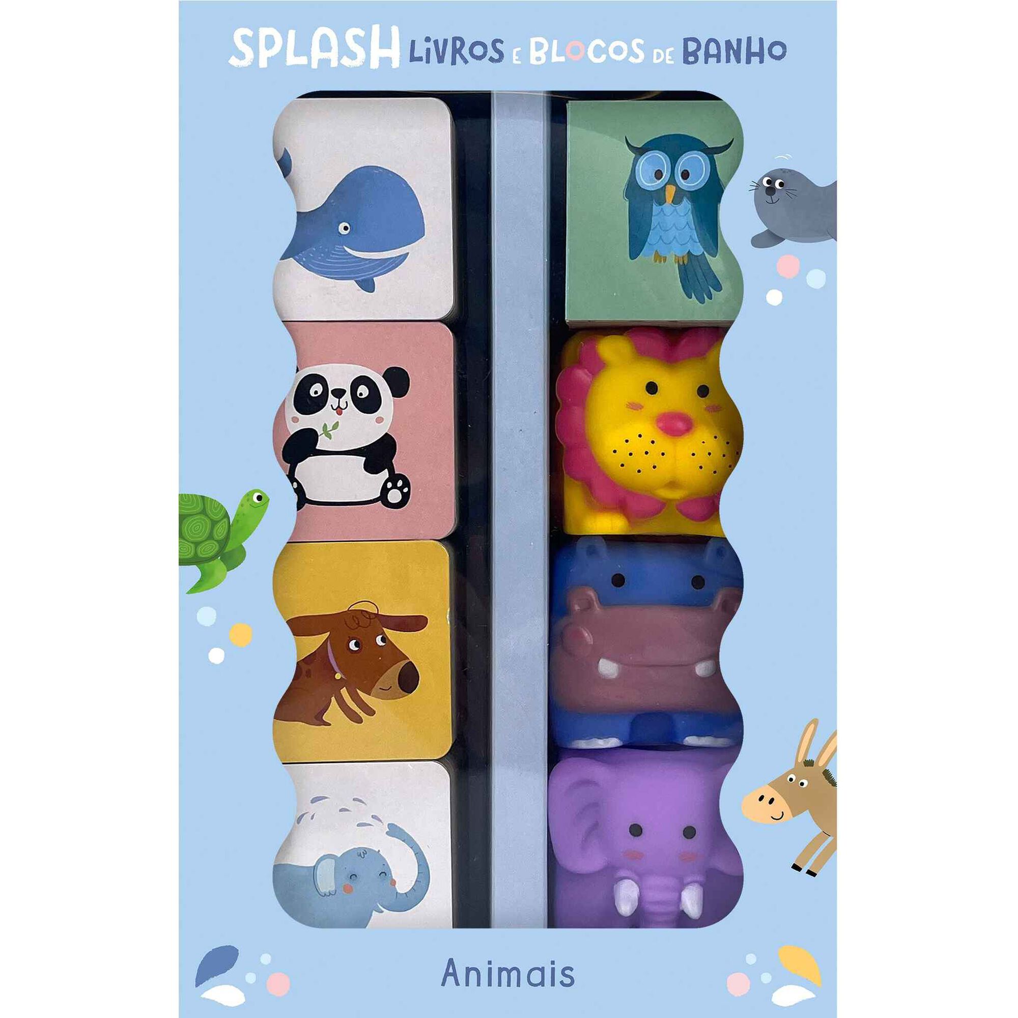 Splash, Livros e Blocos de Banho - Animais