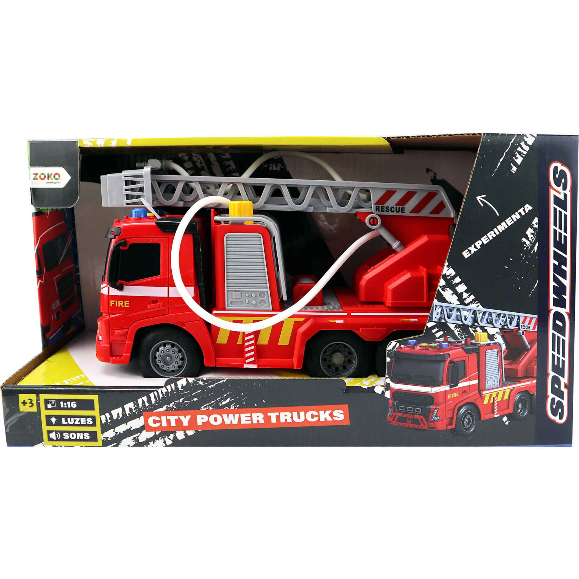 Zoko Speed Wheels - Cami&atilde;o City Power Trucks 1:16 (v&aacute;rios modelos)