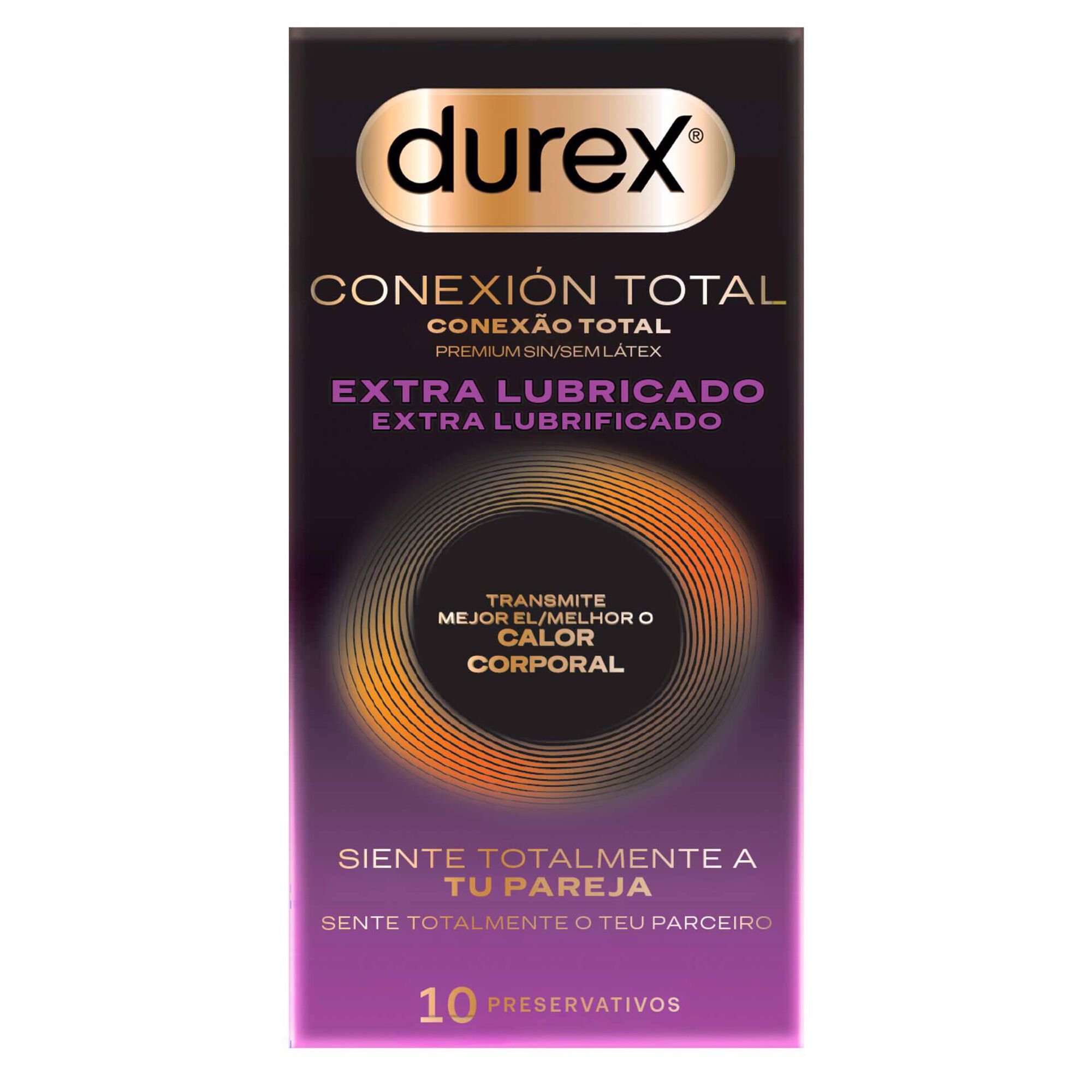 Preservativos Conex&atilde;o Total Extra Lubrificado Durex
