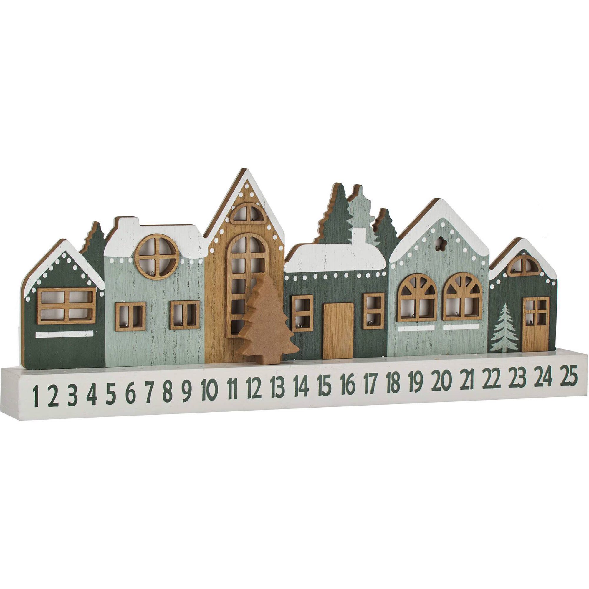 Calendário Casinhas com Luz