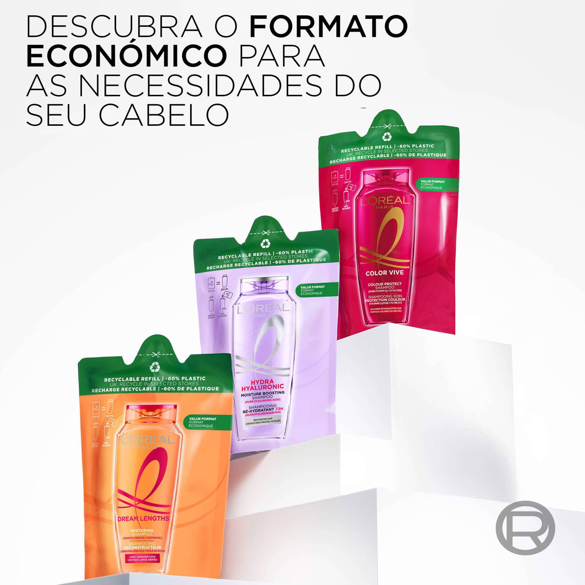 Champô Elvive Hidra Hialurónico Refill