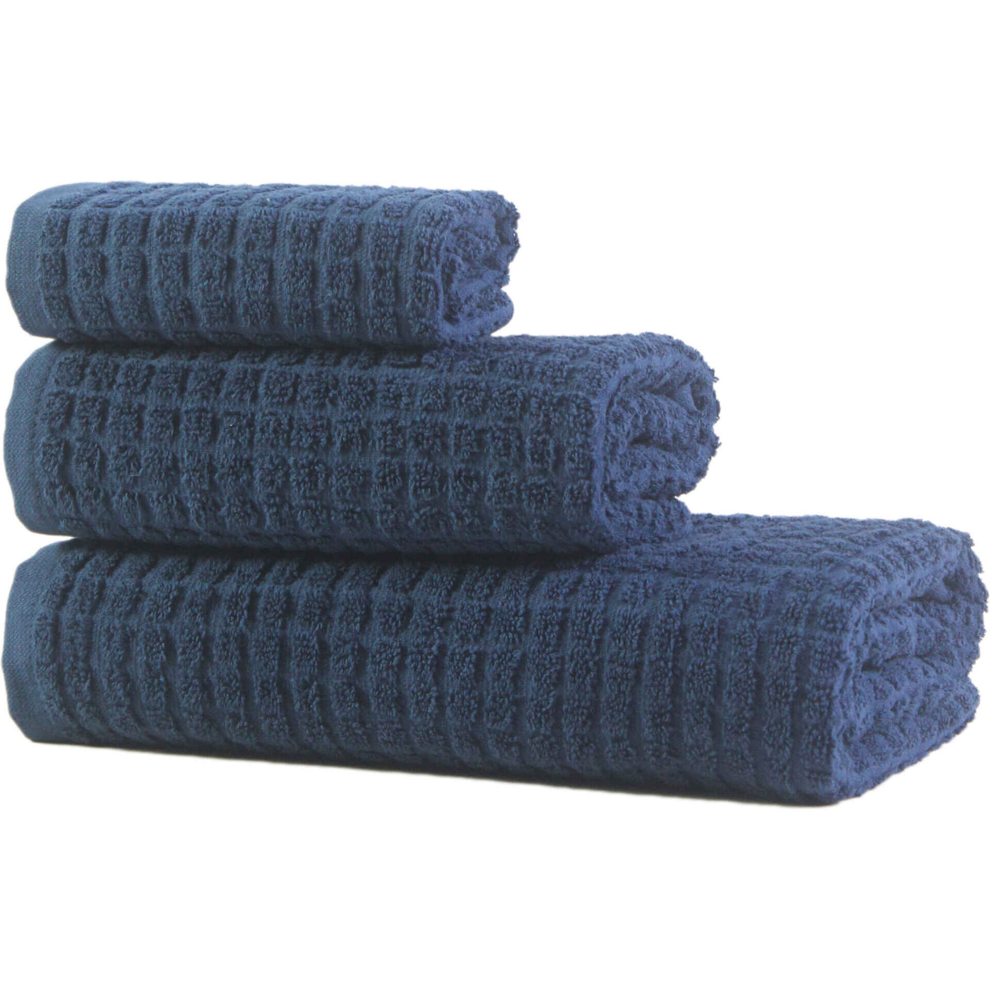 Conjunto 3 Toalhas 450g/m2 Lotus Azul Kasa