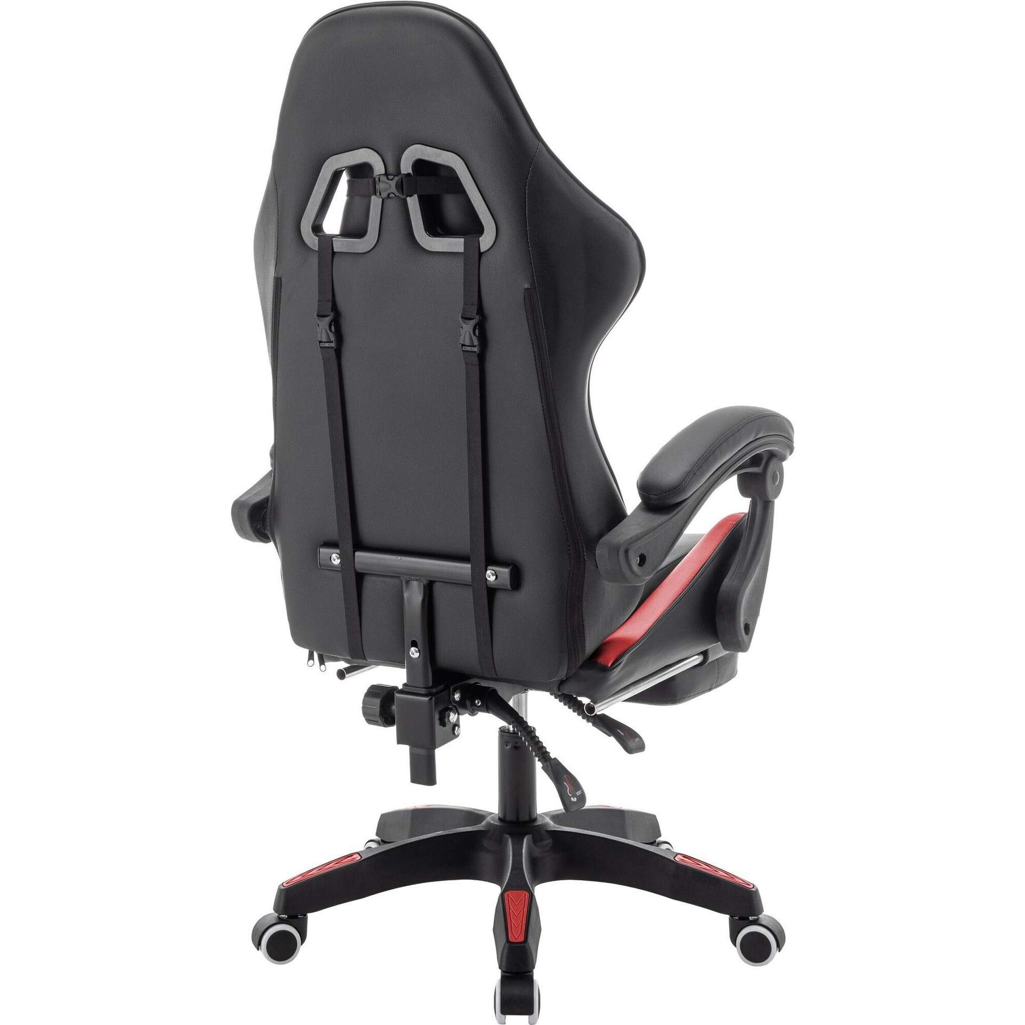 Cadeira Estofada Gaming Vermelha Kasa