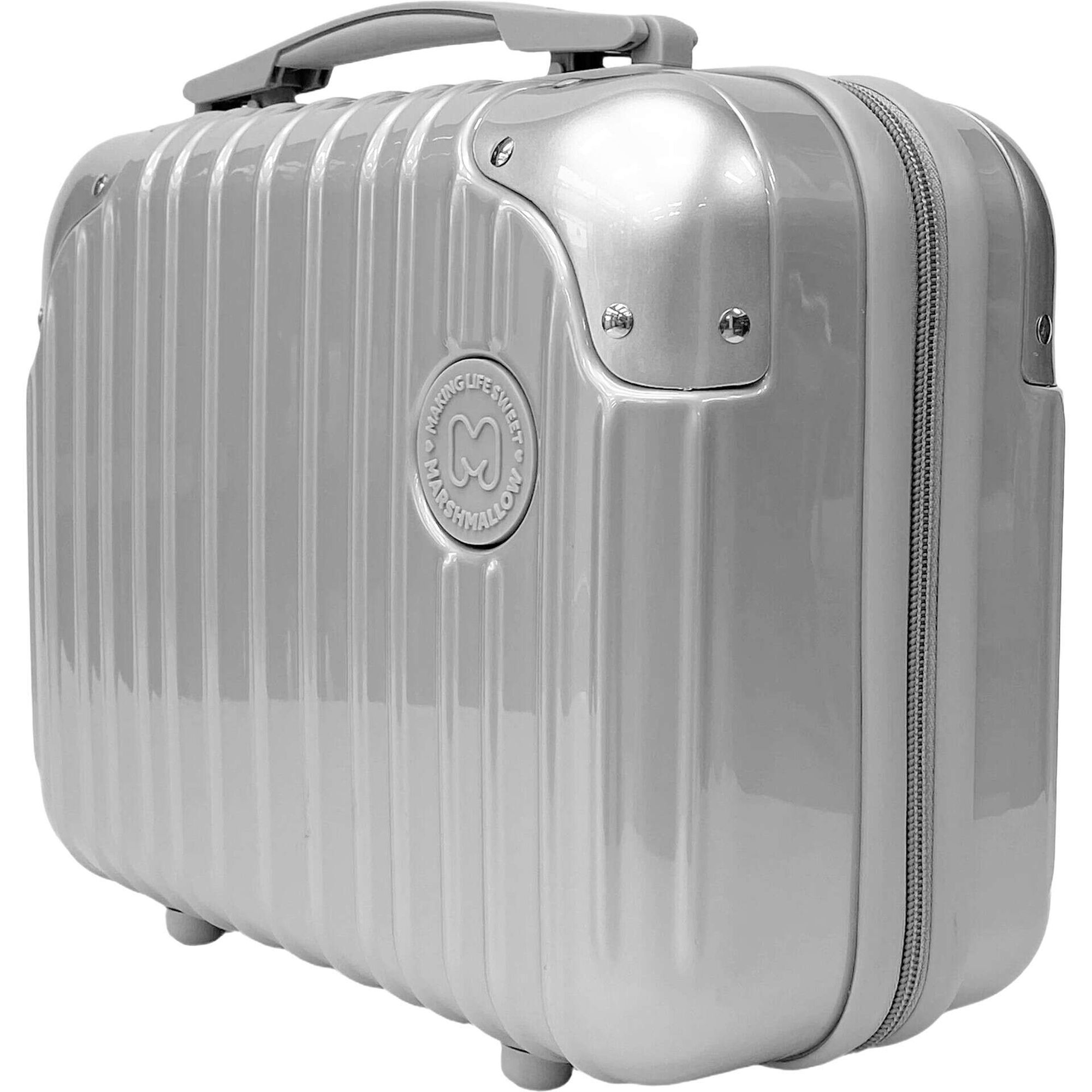 Necessaire Cinza Marshmallow