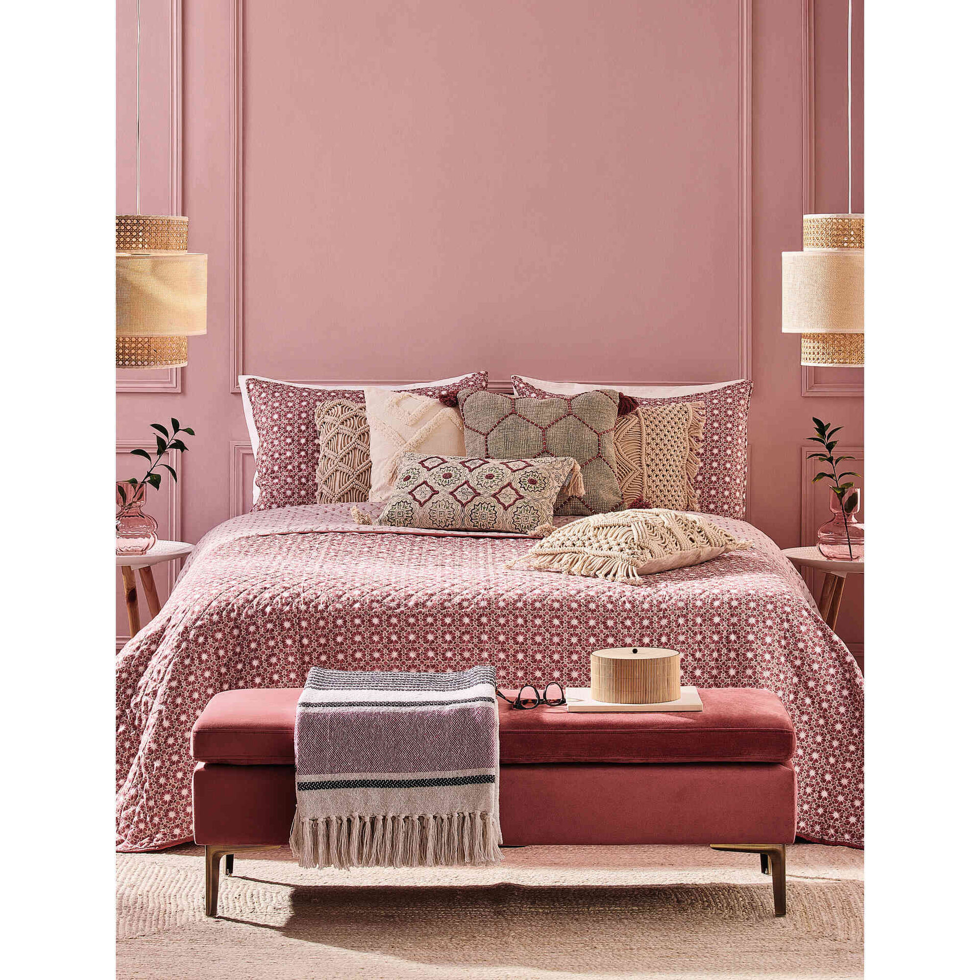 Candeeiro de Teto Rattan Saramago