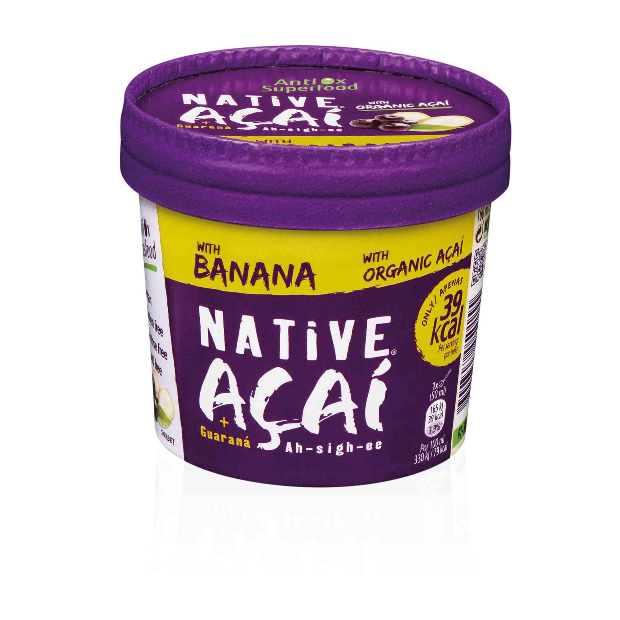 Açaí Orgânico com Banana
