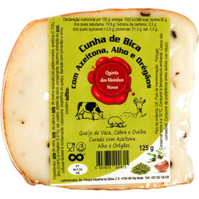 Queijo Mistura Cuardo com Azeitona, Alho e Or&eacute;g&atilde;os Moinhos Novos