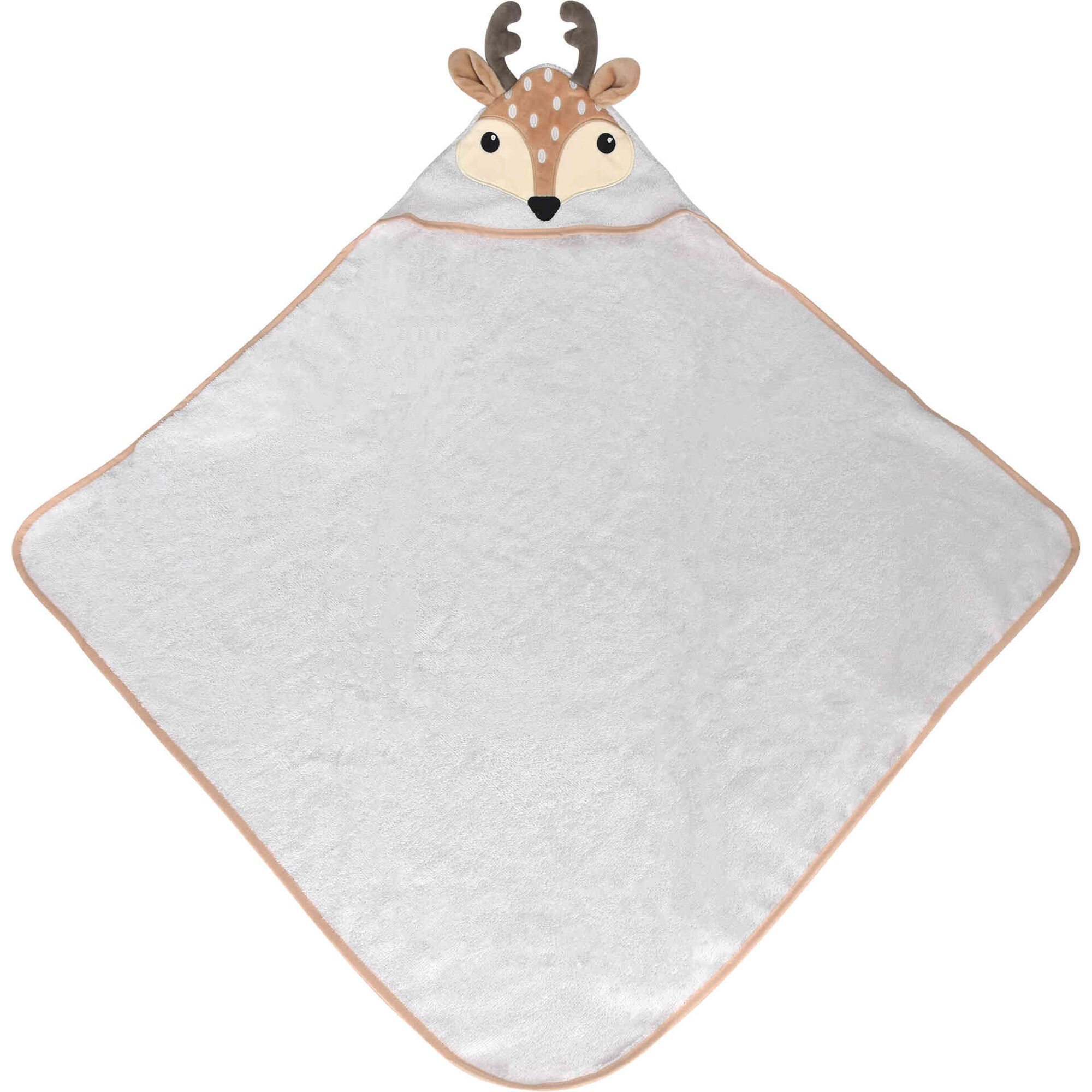 Toalha de Banho Capuz 80x80cm Veado Happy Bear