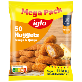 Nuggets de Frango e Queijo Capit&atilde;o Iglo