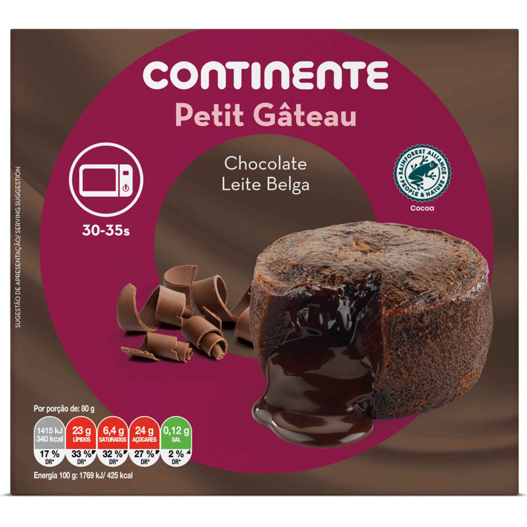 Petit Gâteau de Chocolate