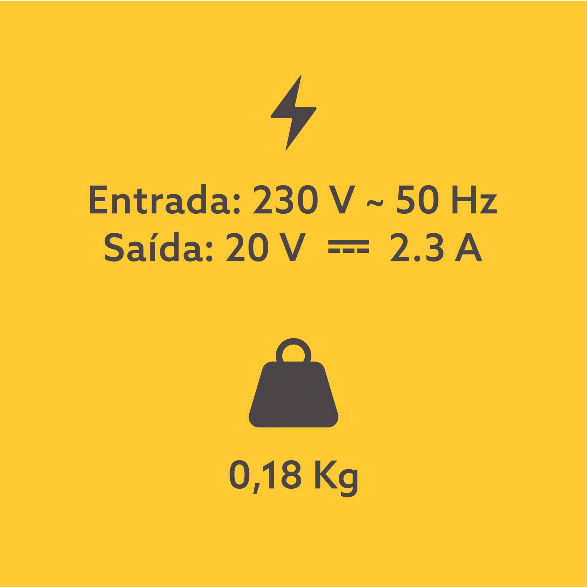 Carregador R&aacute;pido 2,3A Boost