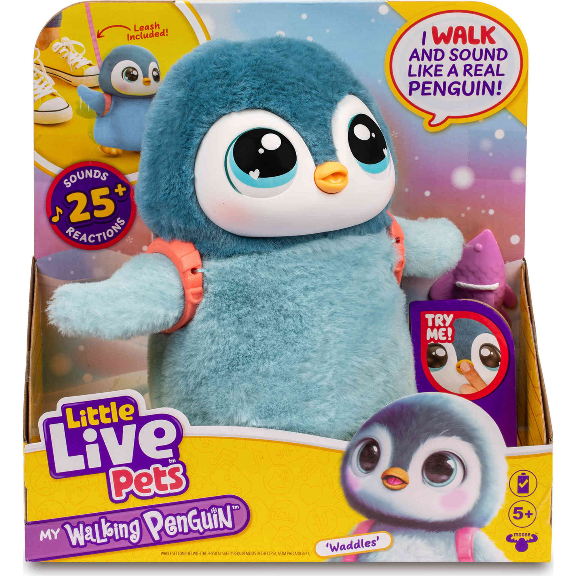Peluche Mascote Interativa My Walking Penguin