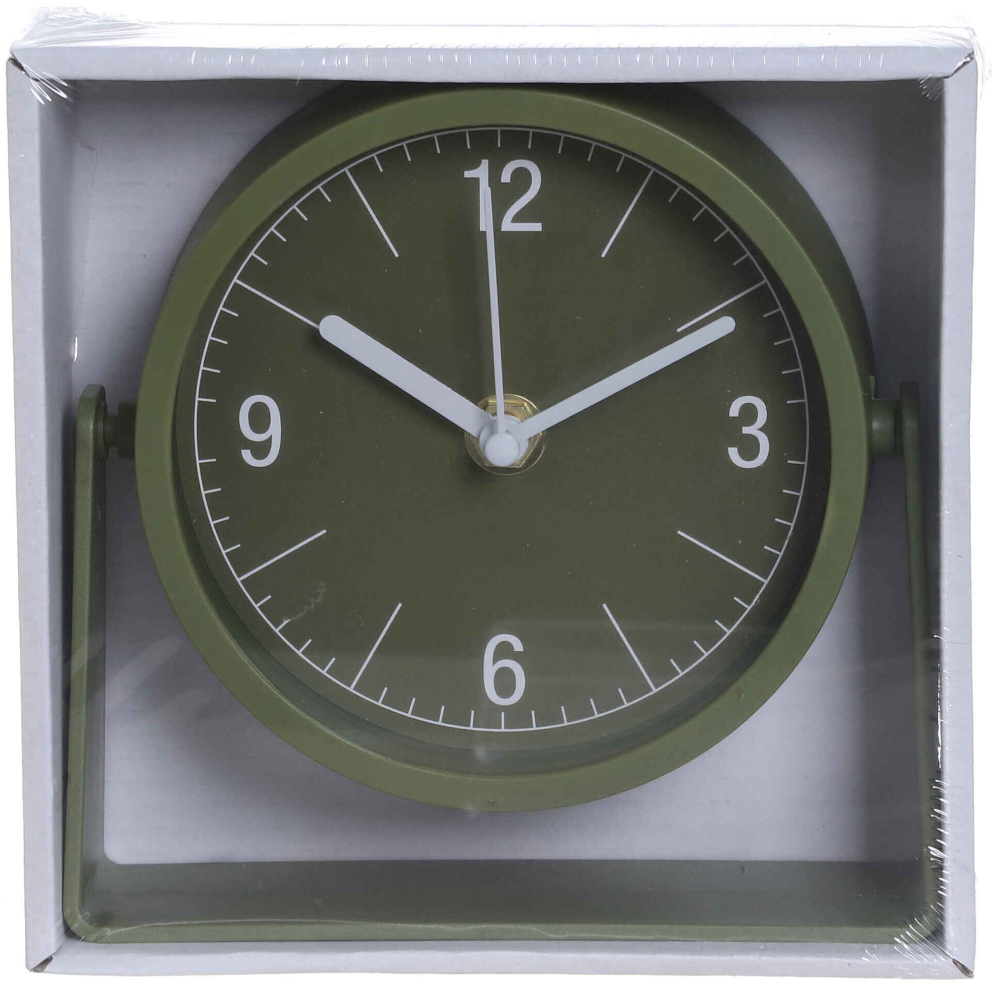 Rel&oacute;gio Verde com Base Kasa