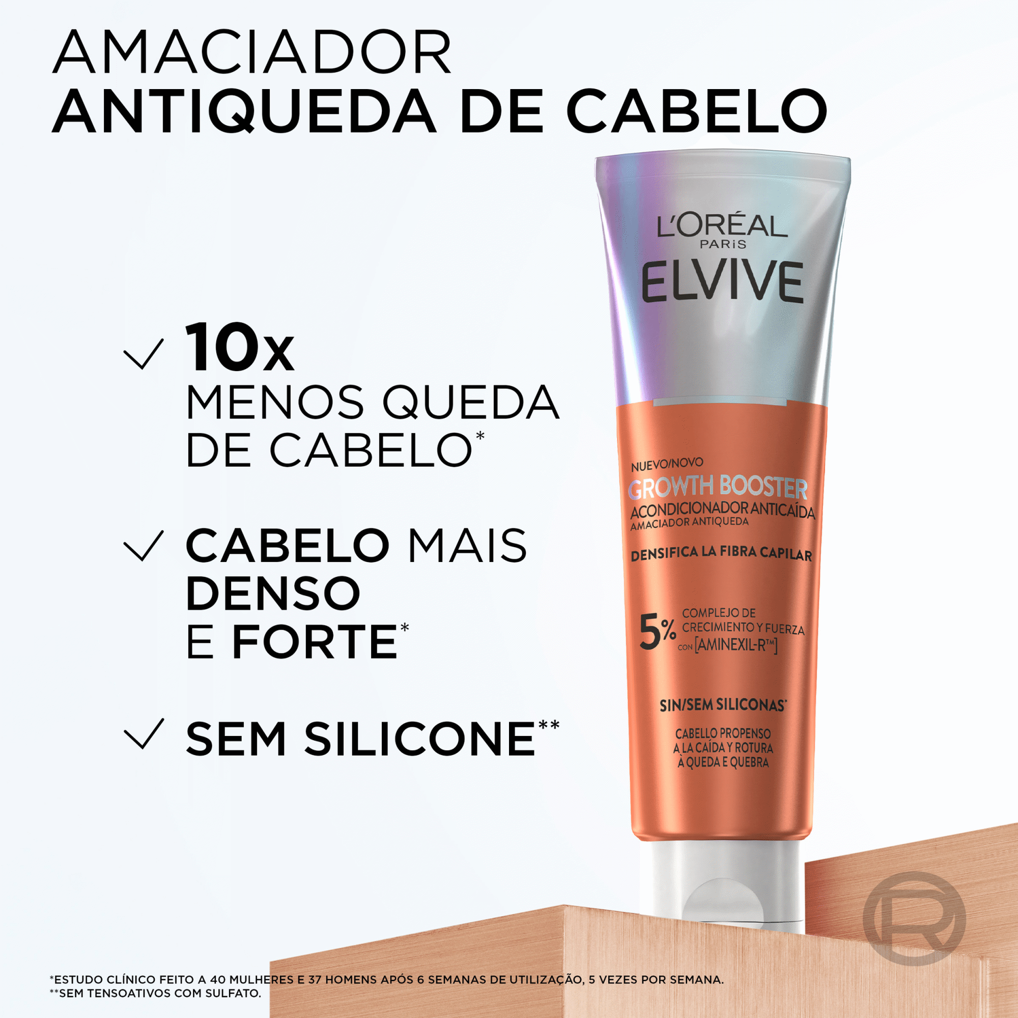 Condicionador Antiqueda Growth Booster L'Or&eacute;al Paris Elvive