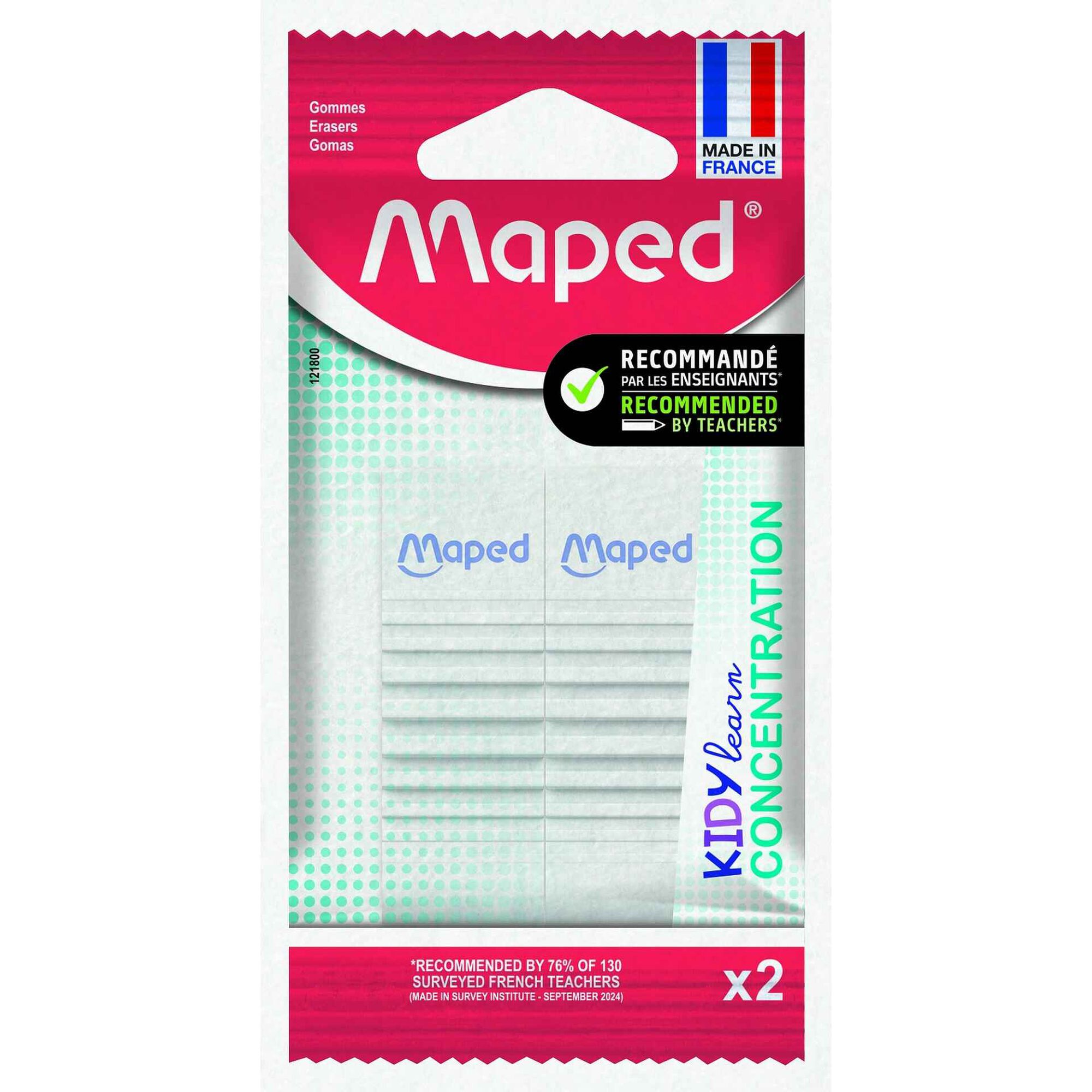 Borrachas Kidy Learn Concentration Azul Maped