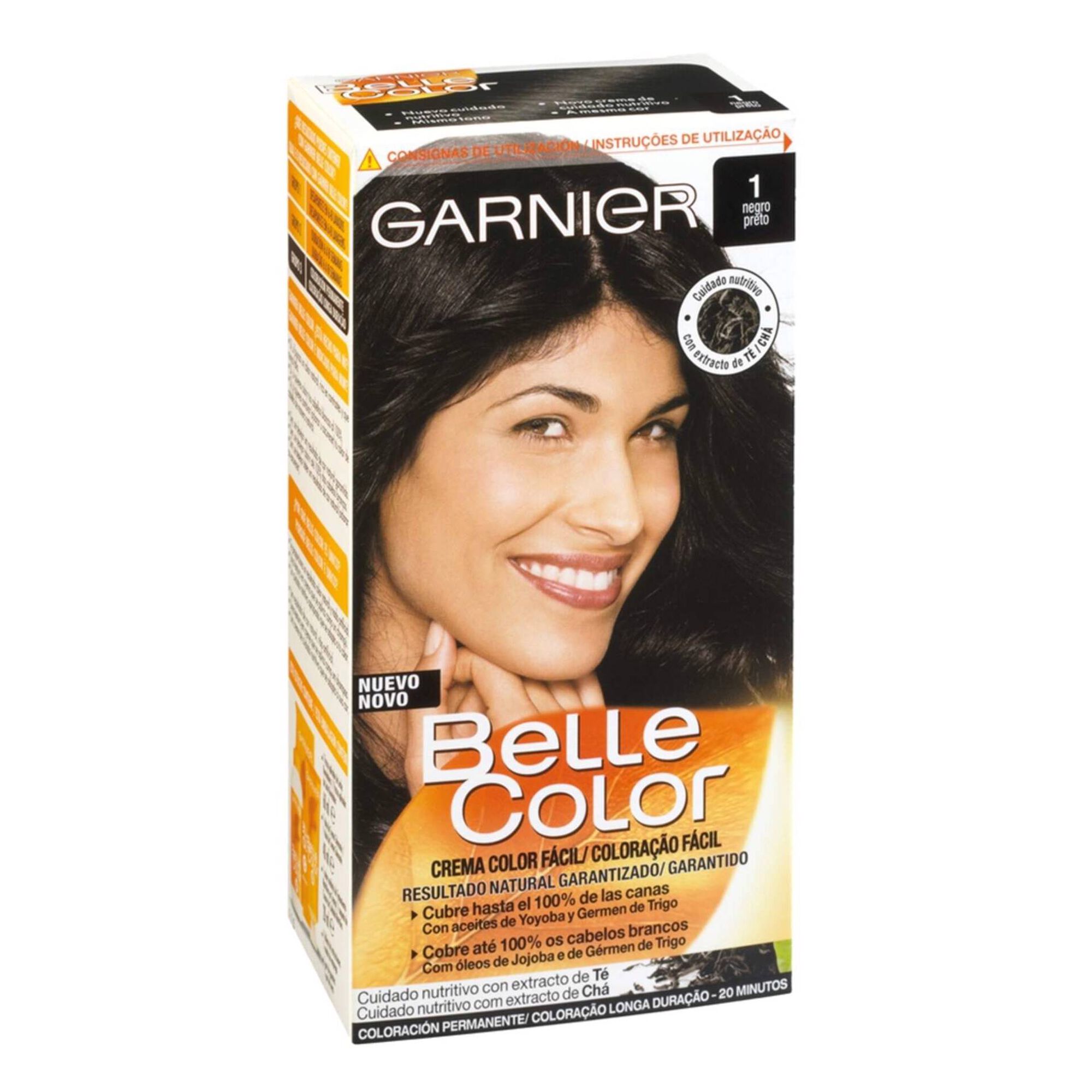 Coloração Permanente Belle Color Preto 1.0 Coloração Permanente Belle Color Preto 1.0