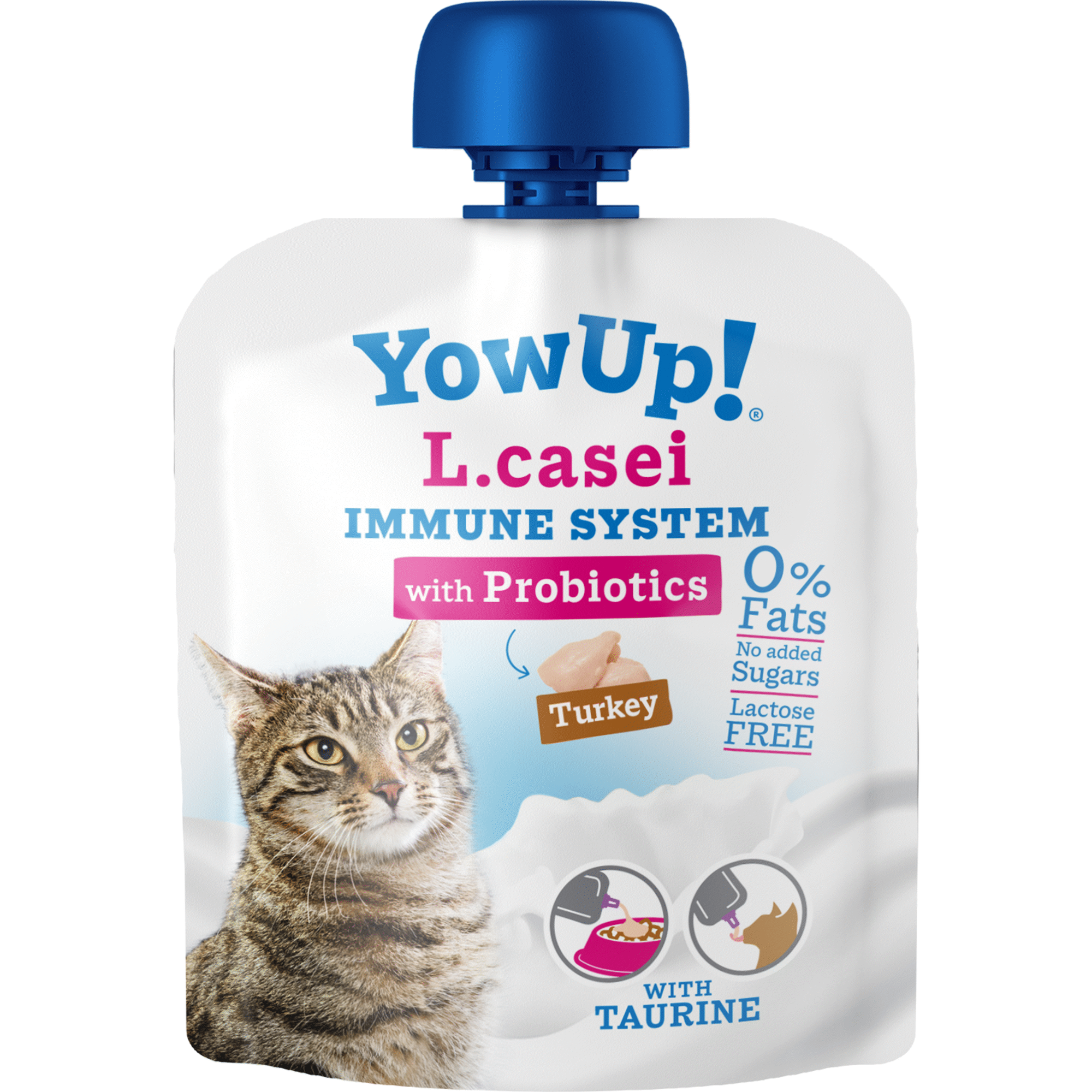 Iogurte para Gato Lcasei Probi&oacute;tico Peru YowUP!