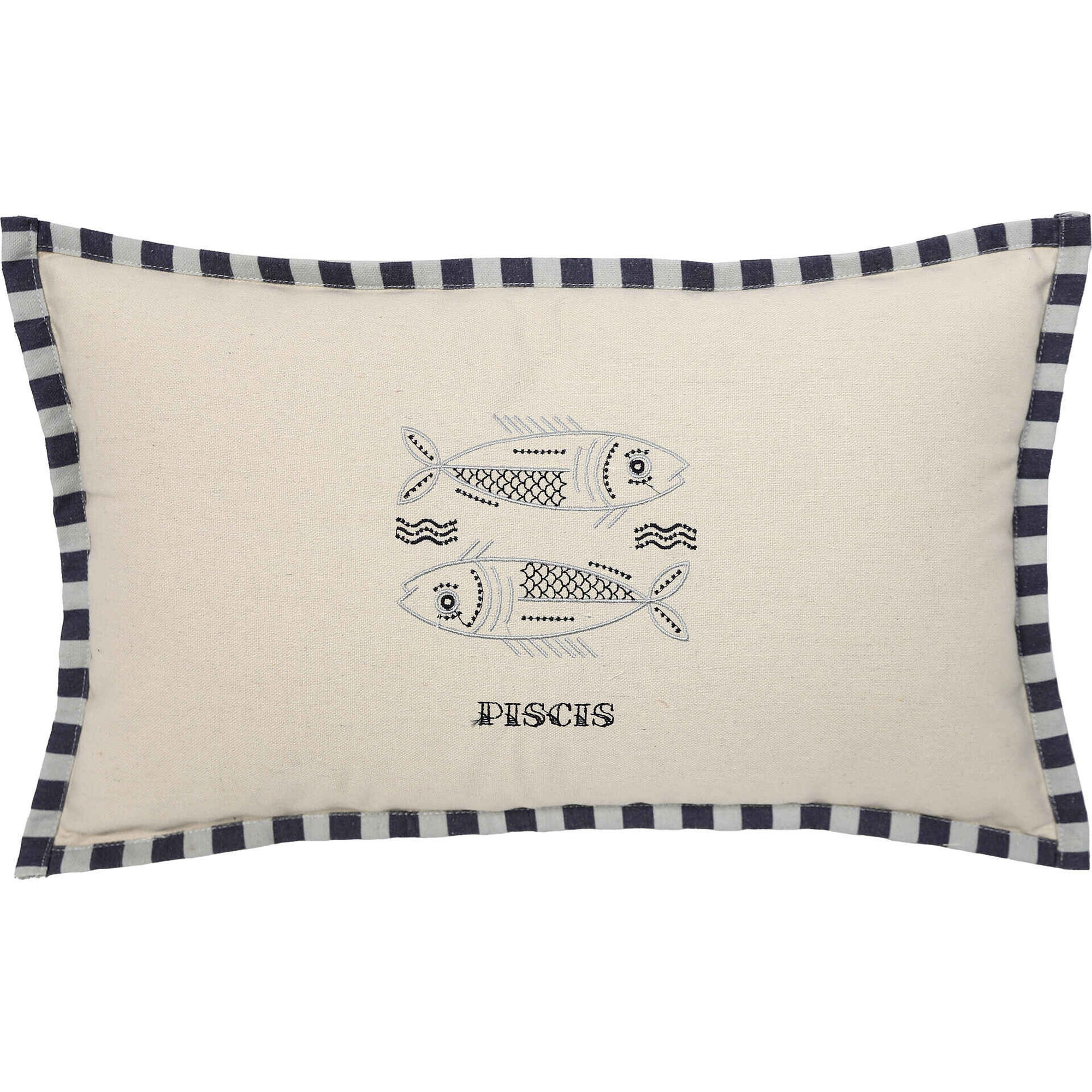 Almofada 30x50cm Peixes Bege