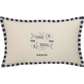 Almofada 30x50cm Peixes Bege Almofada 30x50cm Peixes Bege