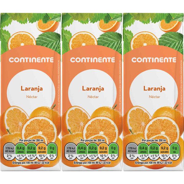 Néctar Laranja Continente