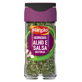 Mistura de Alho e Salsa em Frasco