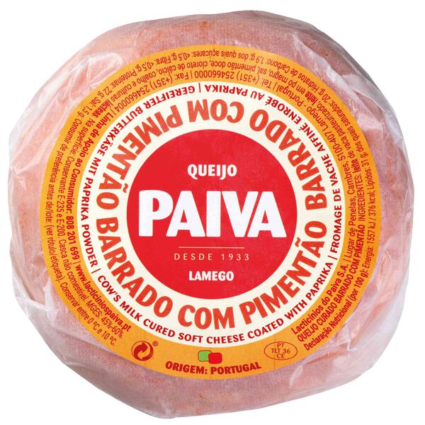 Queijo de Vaca Curado Apimentado Paiva