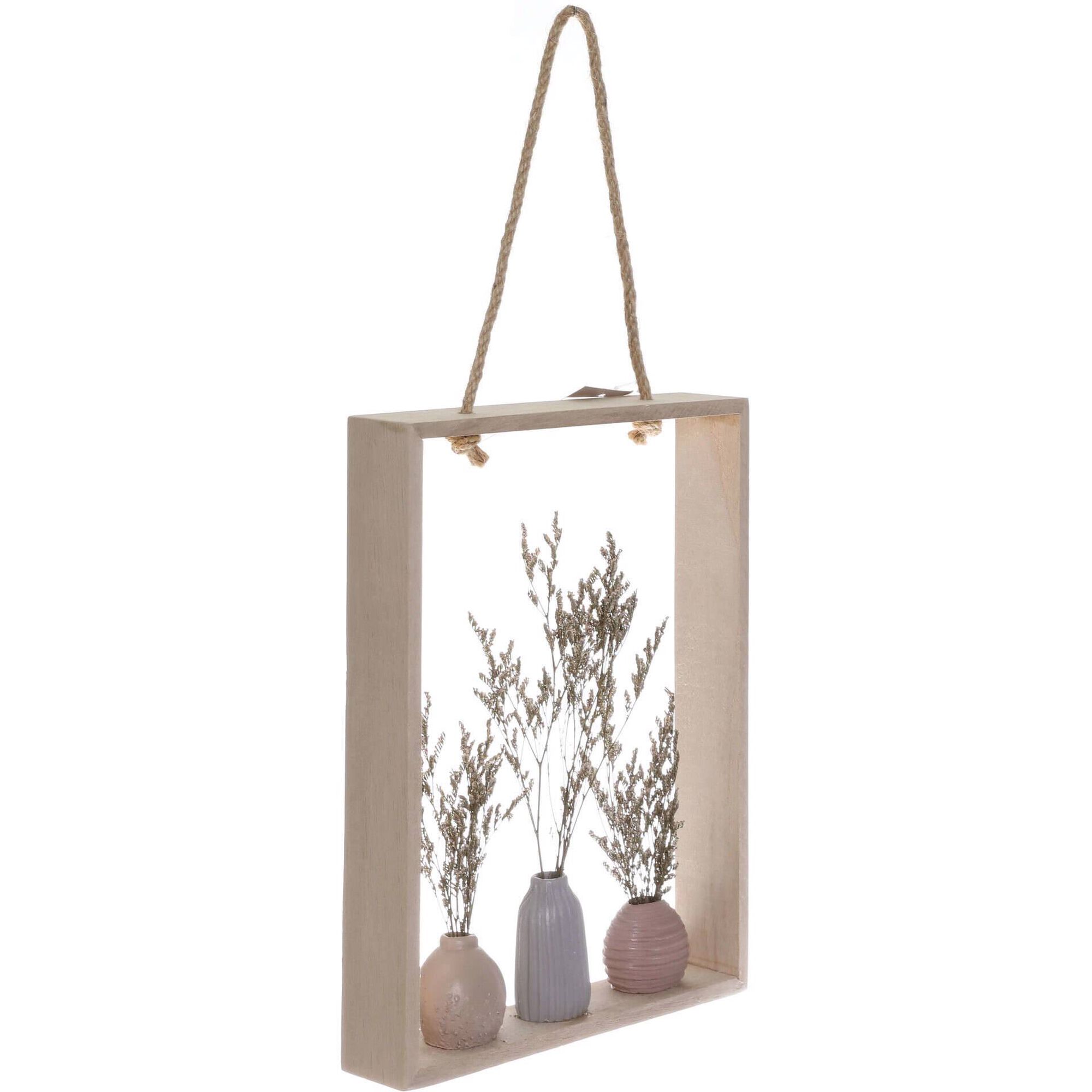 Quadro Pendurar com 3 Jarras Kasa