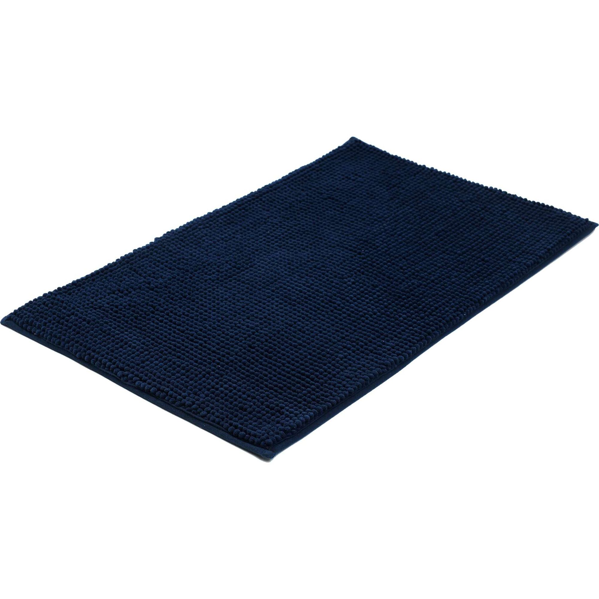 Tapete WC Microfibra Azul