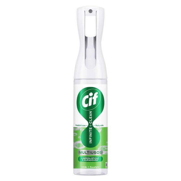 Spray Limpeza Infinite Clean Limão e Eucalipto Cif