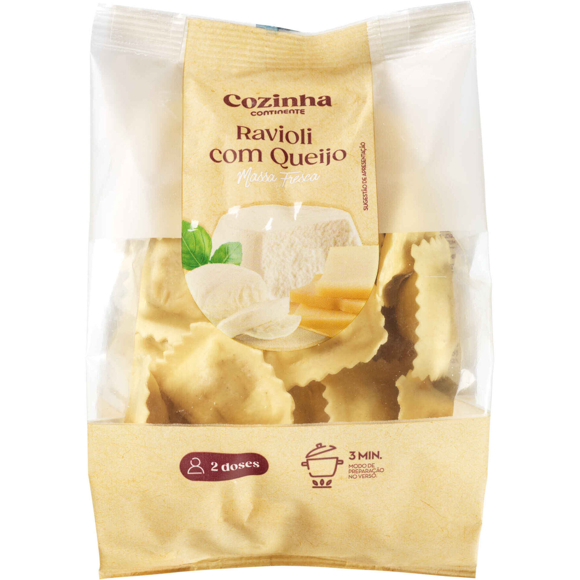Ravioli com Queijo Cozinha Continente