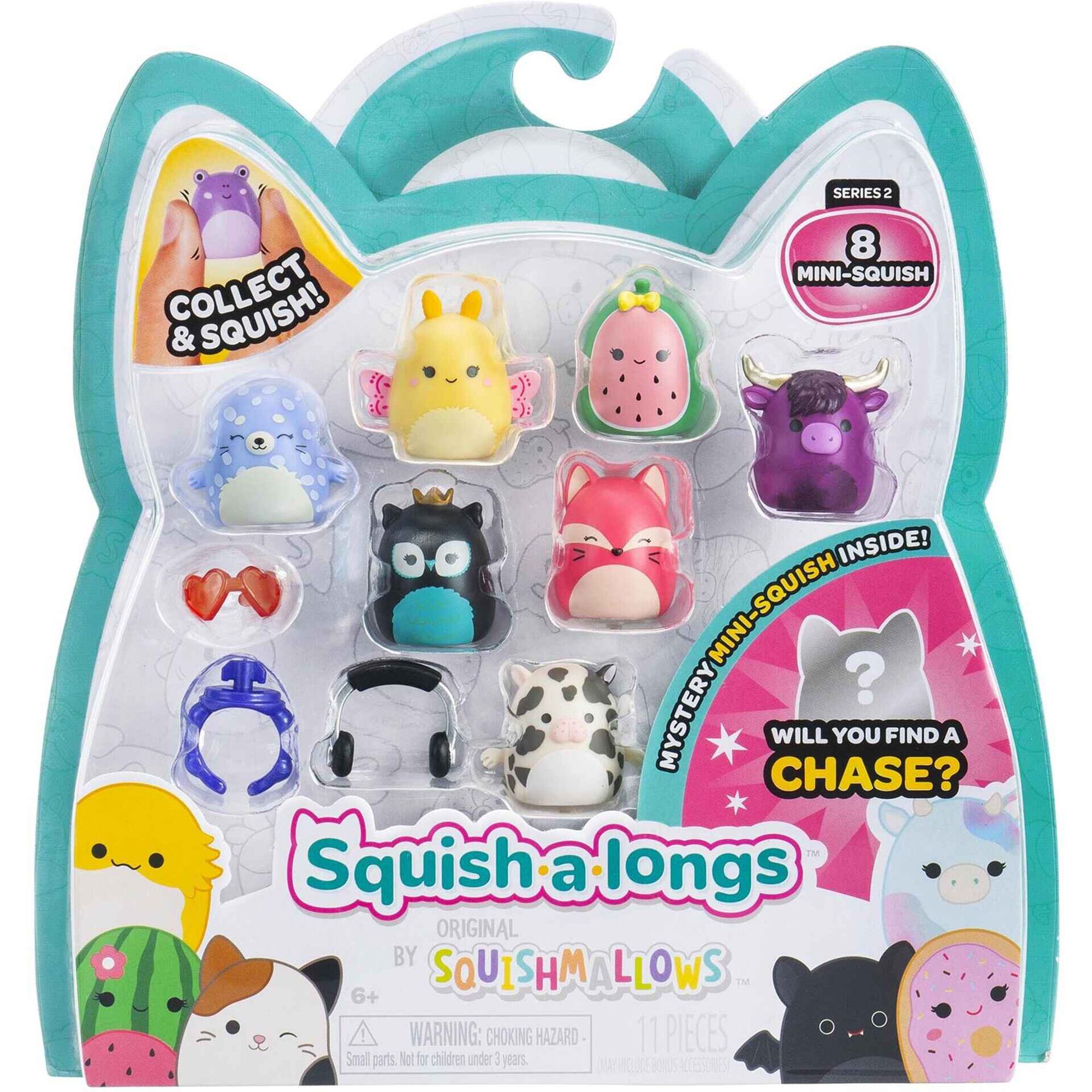 Squishalongs - Pack 8 Figuras
