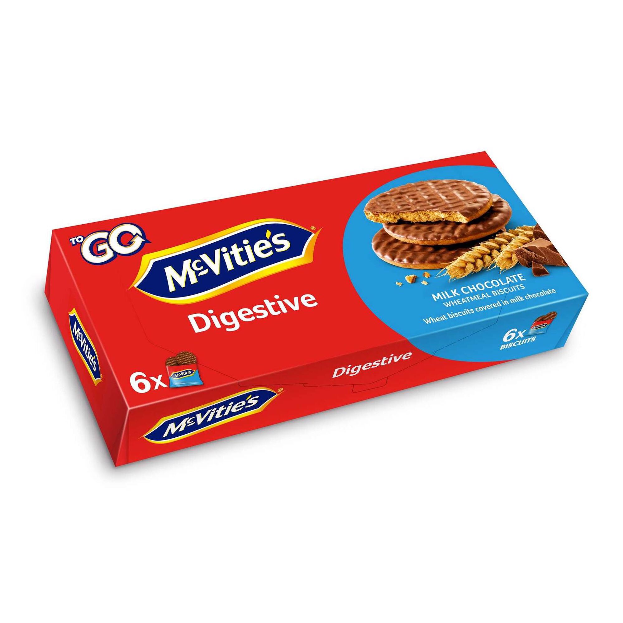 Bolachas Digestivas com Chocolate de Leite