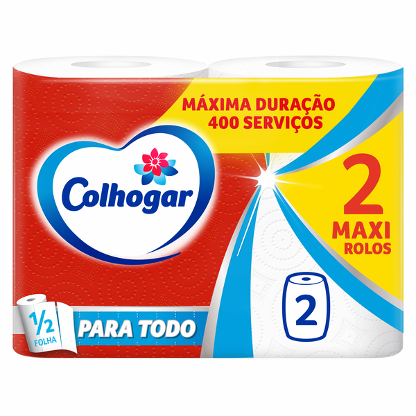 Rolo de Cozinha Paratodo XXL Triplo com Meia Folha Colhogar