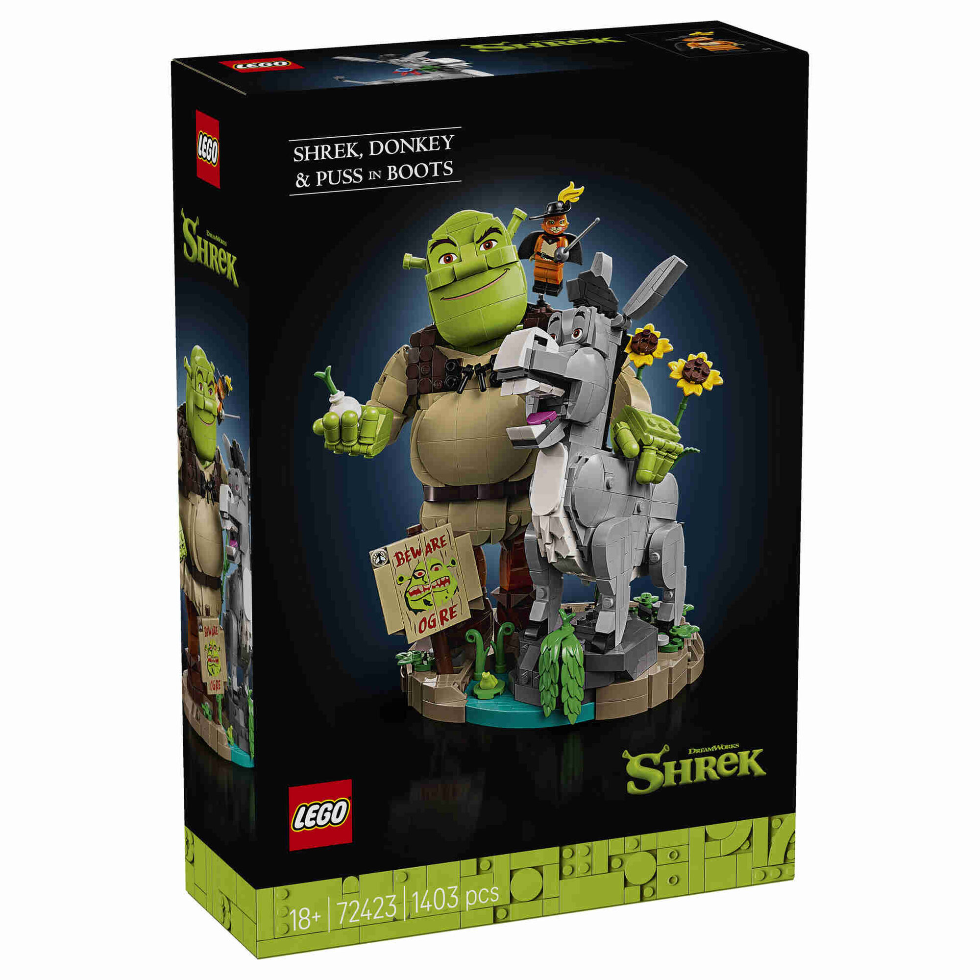 LEGO - Shrek, Burro e Gato das Botas - 72423