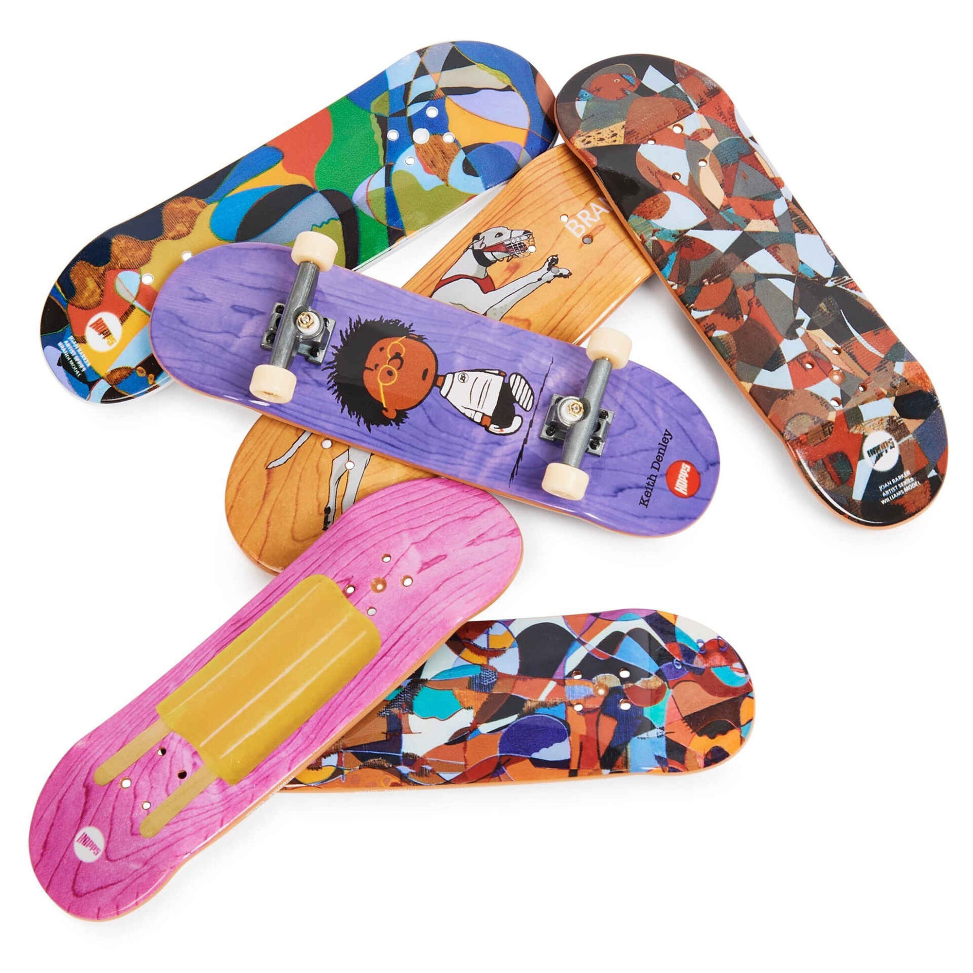 Bónus Pack 6 Skates Tech Deck (vários modelos)